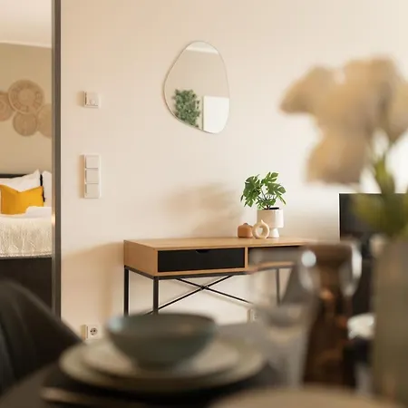 Dwellstay - Modernes I 55qm I 2 I Kueche I Bad I Terrasse I Tv I Wlan