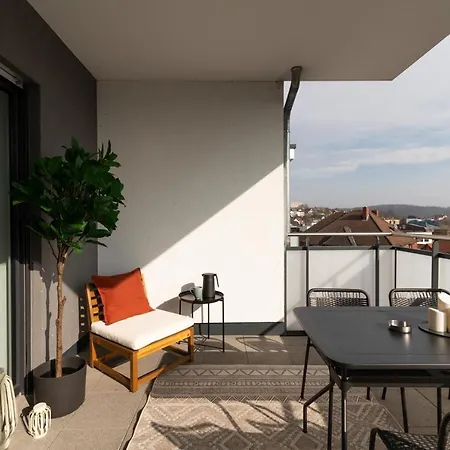 Dwellstay - Modernes I 55qm I 2 I Kueche I Bad I Terrasse I Tv I Netflix * Bad Hersfeld