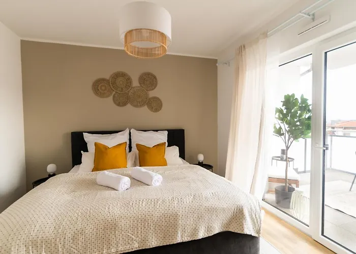 Apartamento Dwellstay - Modernes I 55qm I 2 I Küche I Bad I Terrasse I Tv I Wlan *