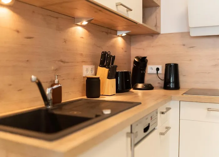 Apartamento Dwellstay - Modernes I 55qm I 2 I Küche I Bad I Terrasse I Tv I Wlan