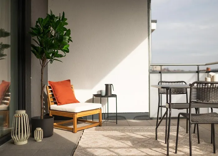 Dwellstay - Modernes I 55qm I 2 I Küche I Bad I Terrasse I Tv I Wlan Apartamento *
